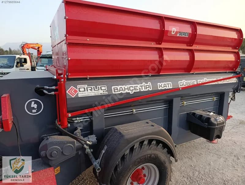 6 M3 Sera Ve Ağaç Arası Katı Gübre Dağıtma. Yüksel Tarımdan 12