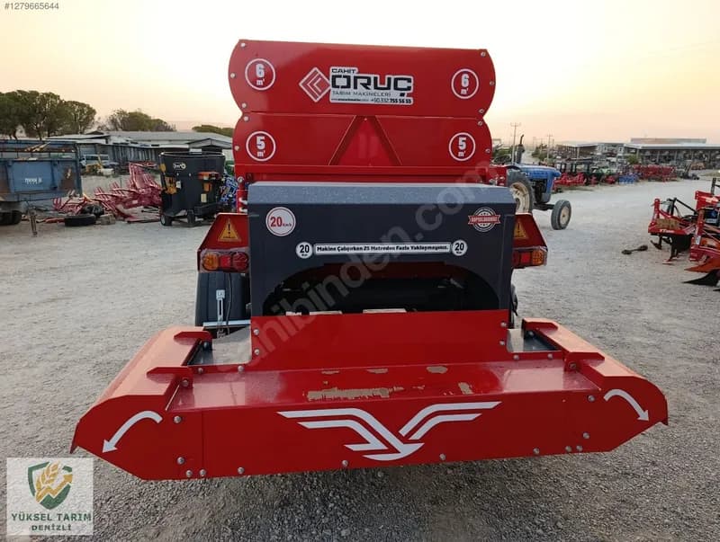 6 M3 Sera Ve Ağaç Arası Katı Gübre Dağıtma. Yüksel Tarımdan 8