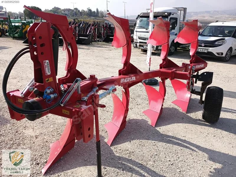 4 Lü Alpler 14 Numara Sıfır Dönerli Pulluk. Yüksel Tarım'dan 3