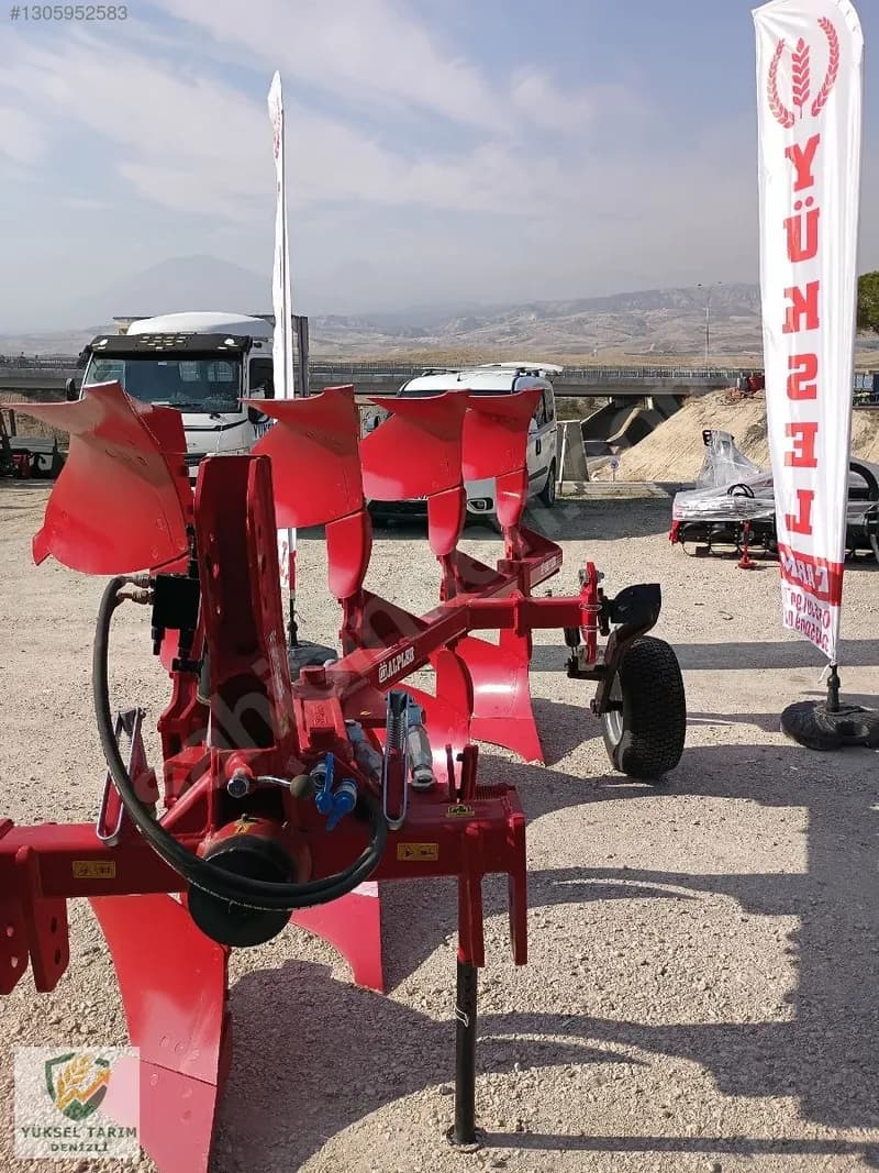 4 Lü Alpler 14 Numara Sıfır Dönerli Pulluk. Yüksel Tarım'dan 4