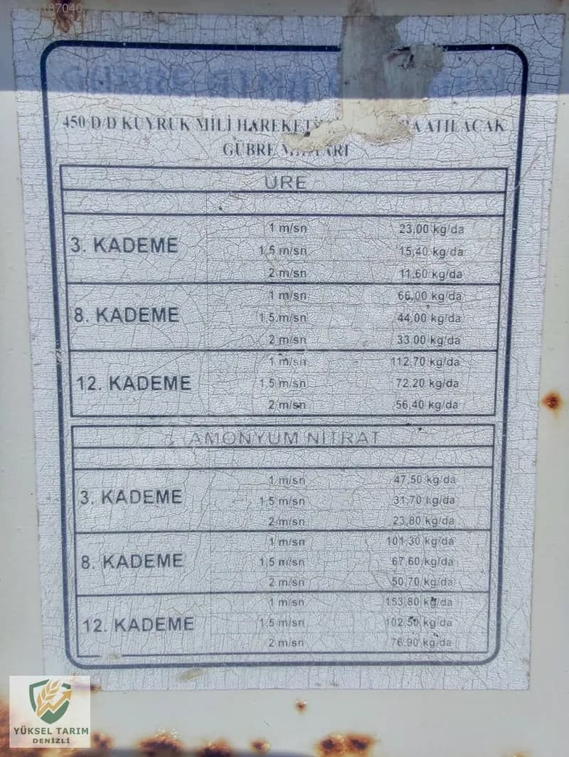 5 Li Gübreli Ara Sürüm İkinci El Yüksel Tarım Denizli' Den 9