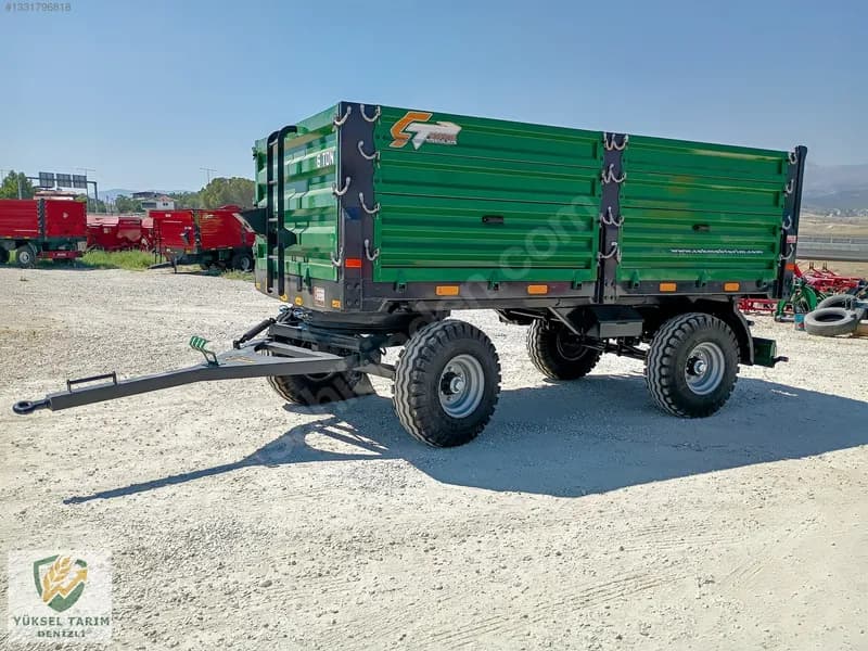 6 - 8 - 10 Ton Çift Dingil. Römork Yüksel Tarım Denizliden 2