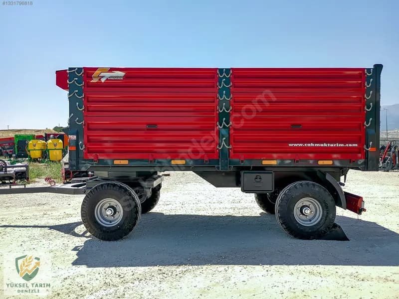 6 - 8 - 10 Ton Çift Dingil. Römork Yüksel Tarım Denizliden 13