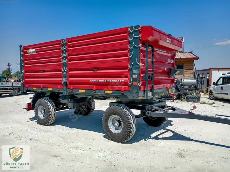 6 - 8 - 10 Ton Çift Dingil. Römork Yüksel Tarım Denizliden 14