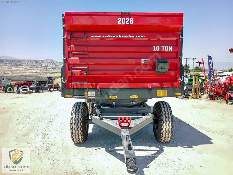 6 - 8 - 10 Ton Çift Dingil. Römork Yüksel Tarım Denizliden 15