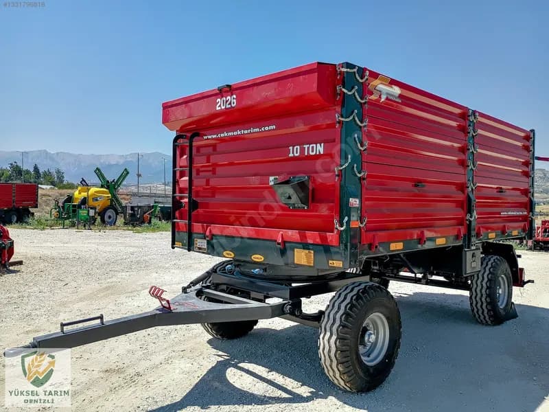 6 - 8 - 10 Ton Çift Dingil. Römork Yüksel Tarım Denizliden 16