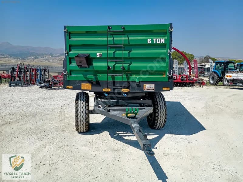 6 - 8 - 10 Ton Çift Dingil. Römork Yüksel Tarım Denizliden 3