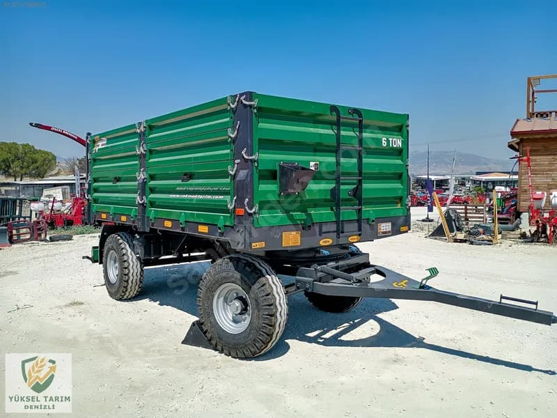 6 - 8 - 10 Ton Çift Dingil. Römork Yüksel Tarım Denizliden 4