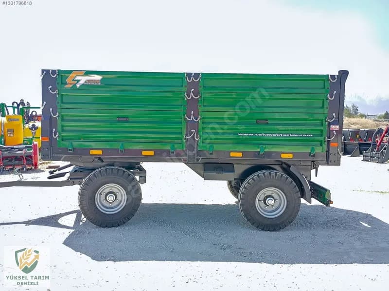 6 - 8 - 10 Ton Çift Dingil. Römork Yüksel Tarım Denizliden 5