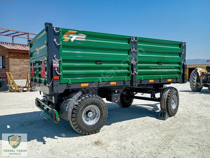6 - 8 - 10 Ton Çift Dingil. Römork Yüksel Tarım Denizliden 6