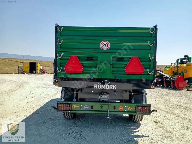 6 - 8 - 10 Ton Çift Dingil. Römork Yüksel Tarım Denizliden 7
