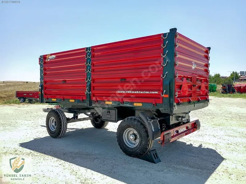6 - 8 - 10 Ton Çift Dingil. Römork Yüksel Tarım Denizliden 10