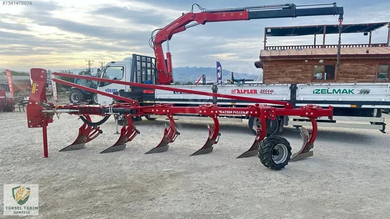 Aydın Hidrolik İnç Ayarlı 6'lı 14 Numara Profil Şase Pulluk 2