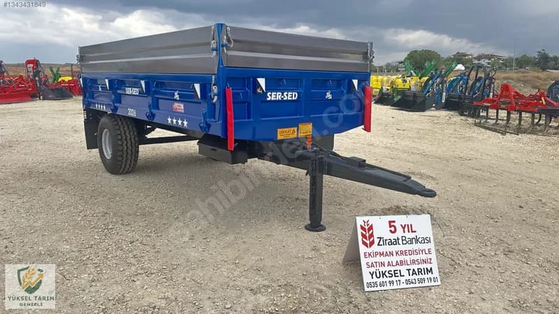 Özel Yapım 3 Ton Damperli Römork Yüksel Tarım Denizli'den 2