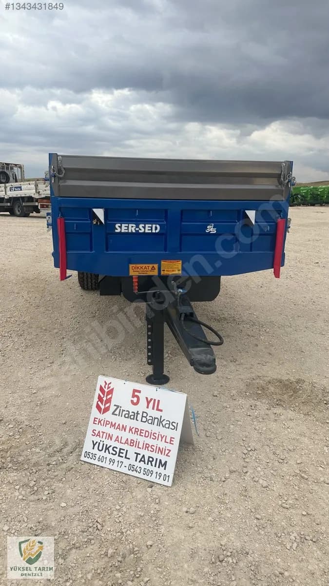 Özel Yapım 3 Ton Damperli Römork Yüksel Tarım Denizli'den 11