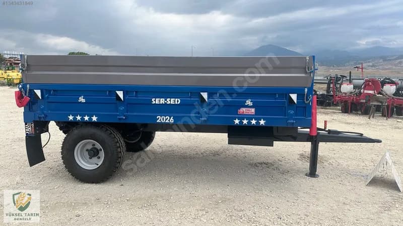 Özel Yapım 3 Ton Damperli Römork Yüksel Tarım Denizli'den 3