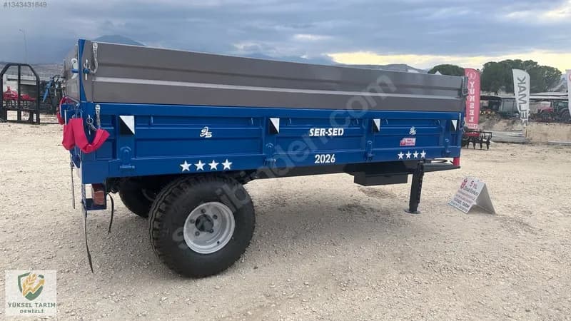 Özel Yapım 3 Ton Damperli Römork Yüksel Tarım Denizli'den 4
