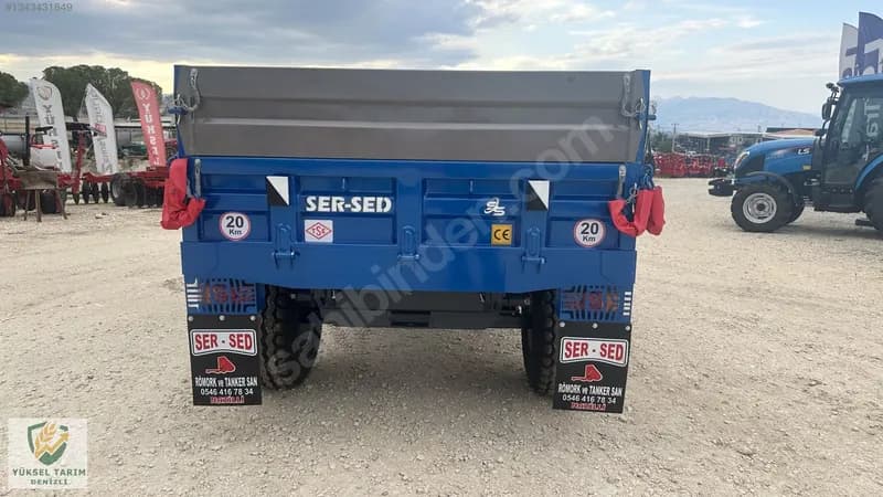 Özel Yapım 3 Ton Damperli Römork Yüksel Tarım Denizli'den 6