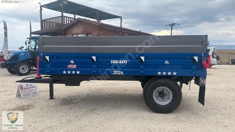 Özel Yapım 3 Ton Damperli Römork Yüksel Tarım Denizli'den 8