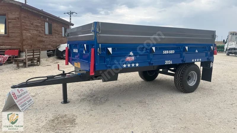 Özel Yapım 3 Ton Damperli Römork Yüksel Tarım Denizli'den 9