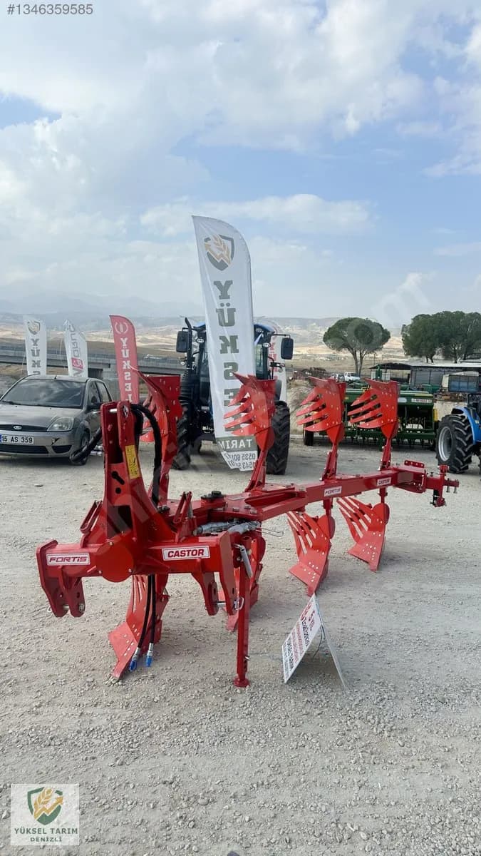 Fortis 4'lü 14 No 91 Cm Ara Dönerli Pulluk Yüksel Tarım Denizli 11
