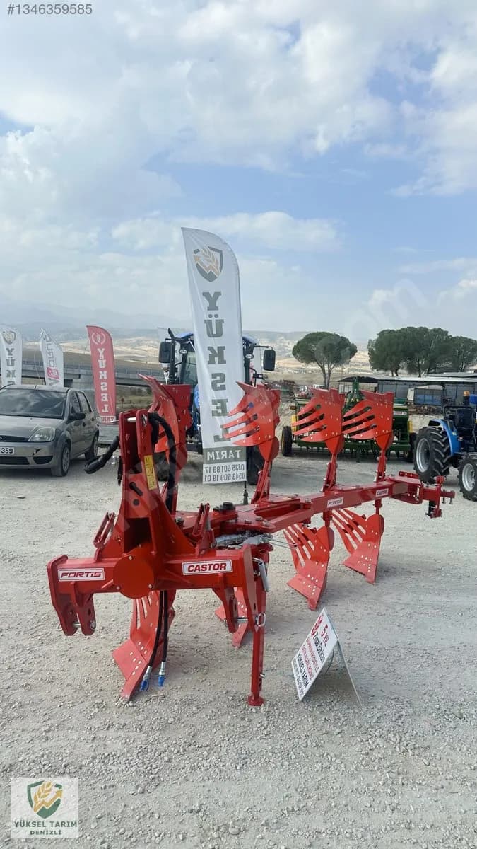 Fortis 4'lü 14 No 91 Cm Ara Dönerli Pulluk Yüksel Tarım Denizli 12