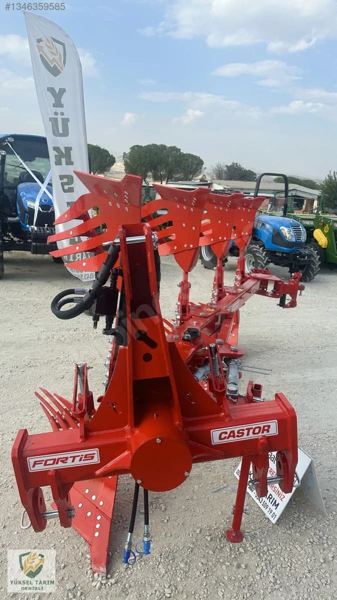 Fortis 4'lü 14 No 91 Cm Ara Dönerli Pulluk Yüksel Tarım Denizli 14