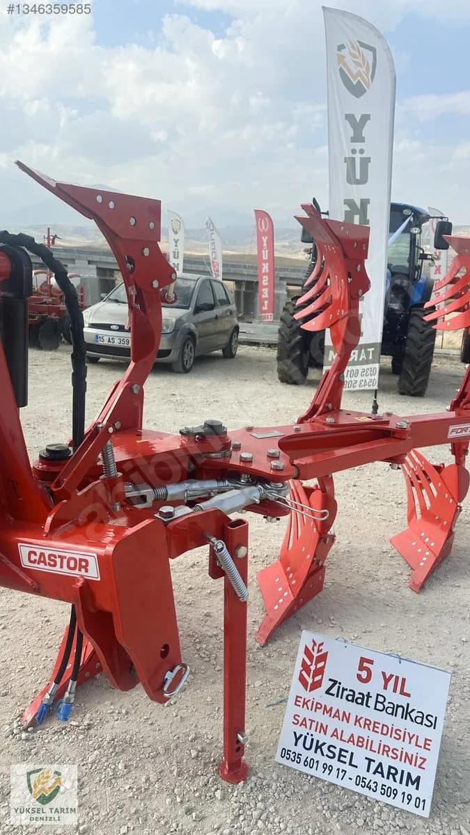 Fortis 4'lü 14 No 91 Cm Ara Dönerli Pulluk Yüksel Tarım Denizli 16