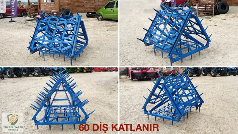 60 Ve 70 Diş Katlanır Tırmıklar Yüksel Tarım Denizliden 2