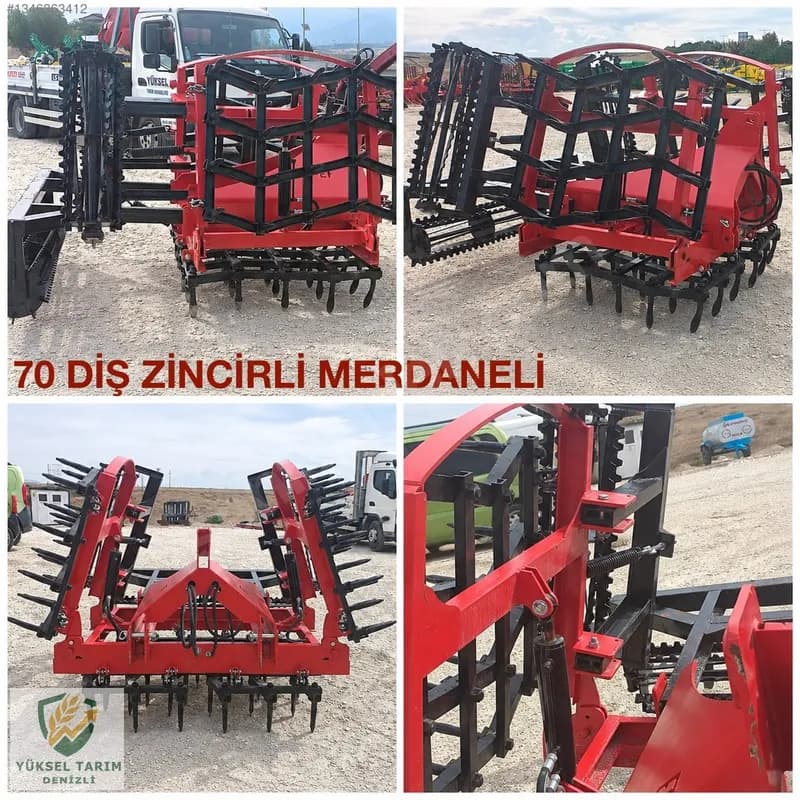 Katlanır Tip Merdaneli Merdanesiz Tırmıklar Yüksel Tarım Denizli 9