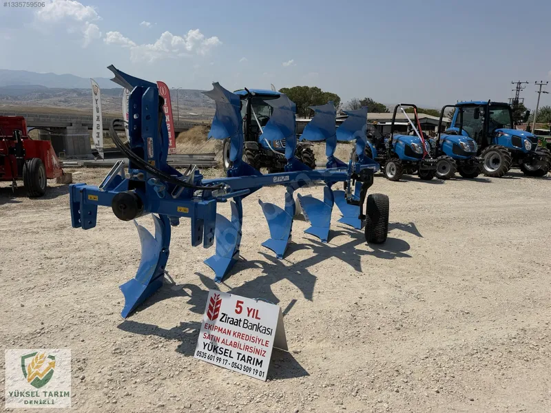 5 Li Alpler 14 No Sıfır Dönerli Pulluk. Kredi Kartına Taksitle. 7