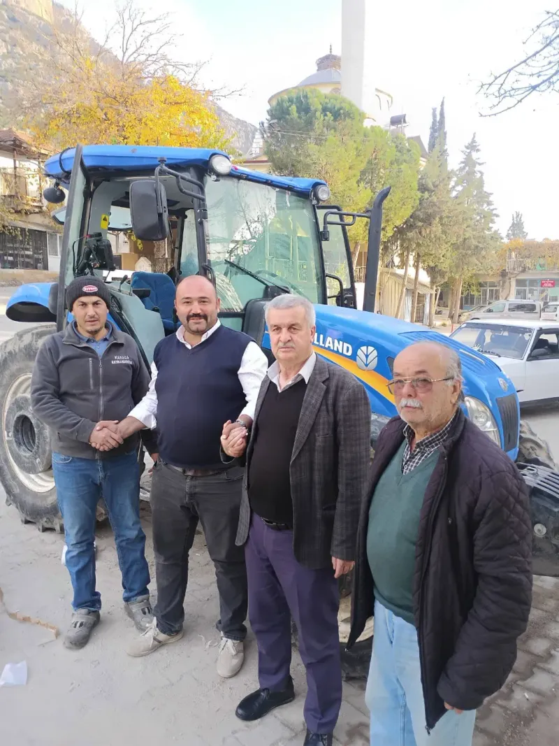 Acıpayam Süt Üreticiler Birliği Kooperatifi Başkanı Muzaffer Yılmaz ve Oğlu Mehmet Ali Yılmaz