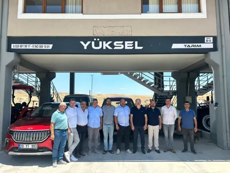 Denizli Şoförler Odası Başkanı Köksal Semerci ve Yönetiminden Yüksel Tarım Denizli’ye Ziyaret